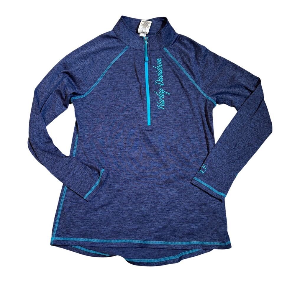 Harley Davidson Womens 1/4 Zip Pullover